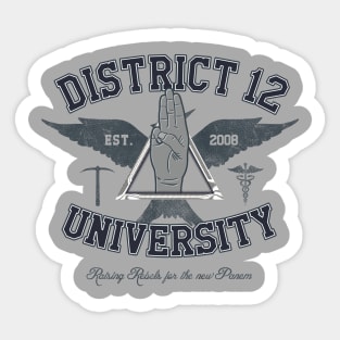 District 12 University Sticker